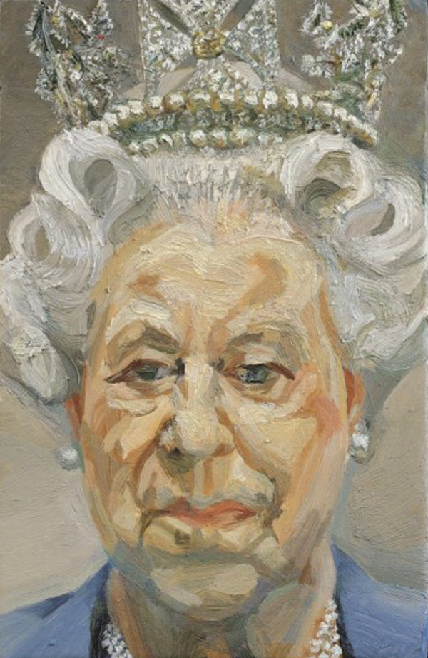 Die Briten feiern derzeit das 60 Thronjubiläum der Queen. - queenelizabeth-ii-by-lucian-freud-2001-lucian-freud